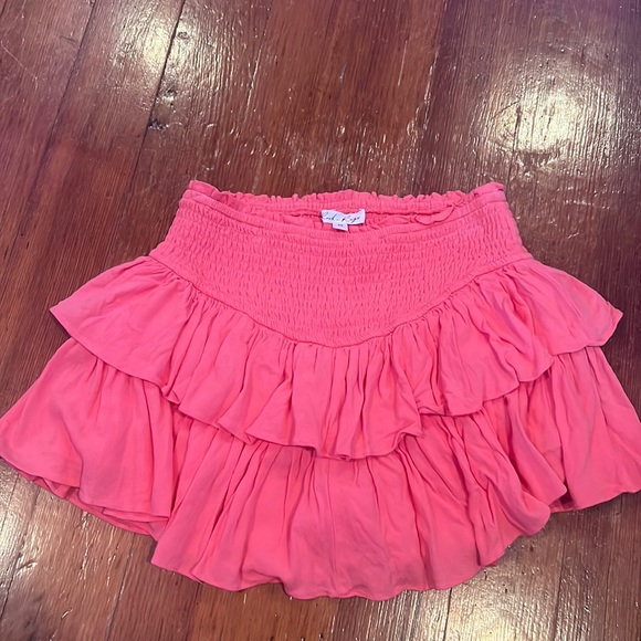 rock n rags Skirts Rock N Rags Hot Pink Tiered Skirt Poshmark
